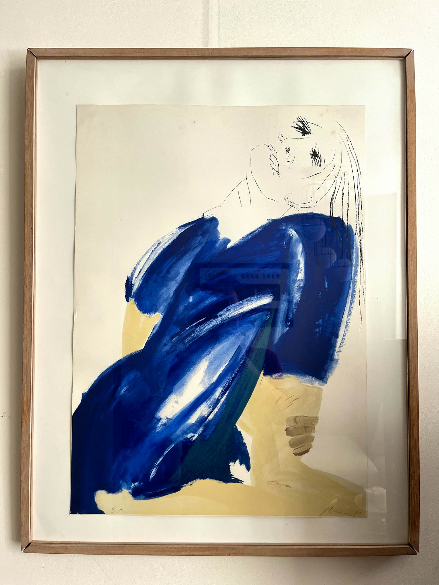 Jacqueline de Jong - Dame in het blauw kopen? Bied vanaf 200!