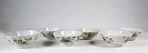 Curiosa - Lot van zes Chinees porseleinen kommetjes van rond 1900 kopen? Bied vanaf 50!