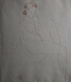 Pieter Starreveld - Staand naakt kopen? Bied vanaf 25!