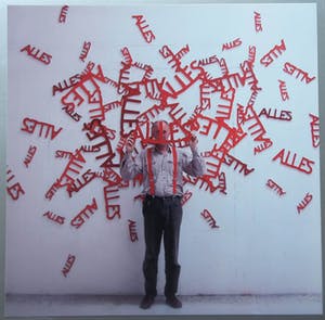 Dick van Arkel - beschilderde landschapsfoto + 3 werkplaats/project foto's kopen? Bied vanaf 30!