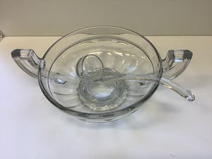 Val-Saint-Lambert - Noemie fruitschaal / bowl met lepel kopen? Bied vanaf 1!