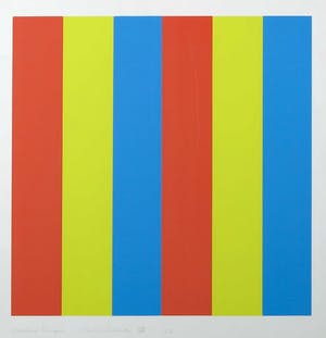 Geerhard Kuipers - Zeefdruk, 1 t/m 81 vierkanten VIII - Ingelijst kopen? Bied vanaf 1!