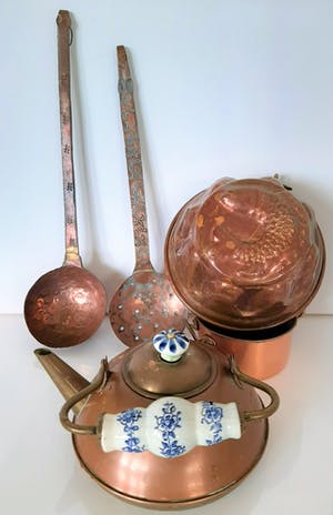 Curiosa - Diverse antieke keukenartikelen (5) - Koper kopen? Bied vanaf 1!