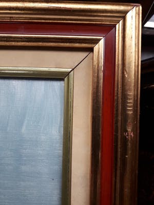 Niet of onleesbaar gesigneerd - Meisje in blauwe jurk. kopen? Bied vanaf 10!