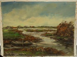 Hendrik Cornelis Kranenburg - polderlandschap kopen? Bied vanaf 20!