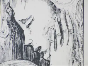 Livinus van de Bundt - La fille pleurante - Ets kopen? Bied vanaf 40!