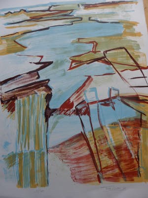 Frea Lenger - Zeefdruk , zonder titel kopen? Bied vanaf 15!