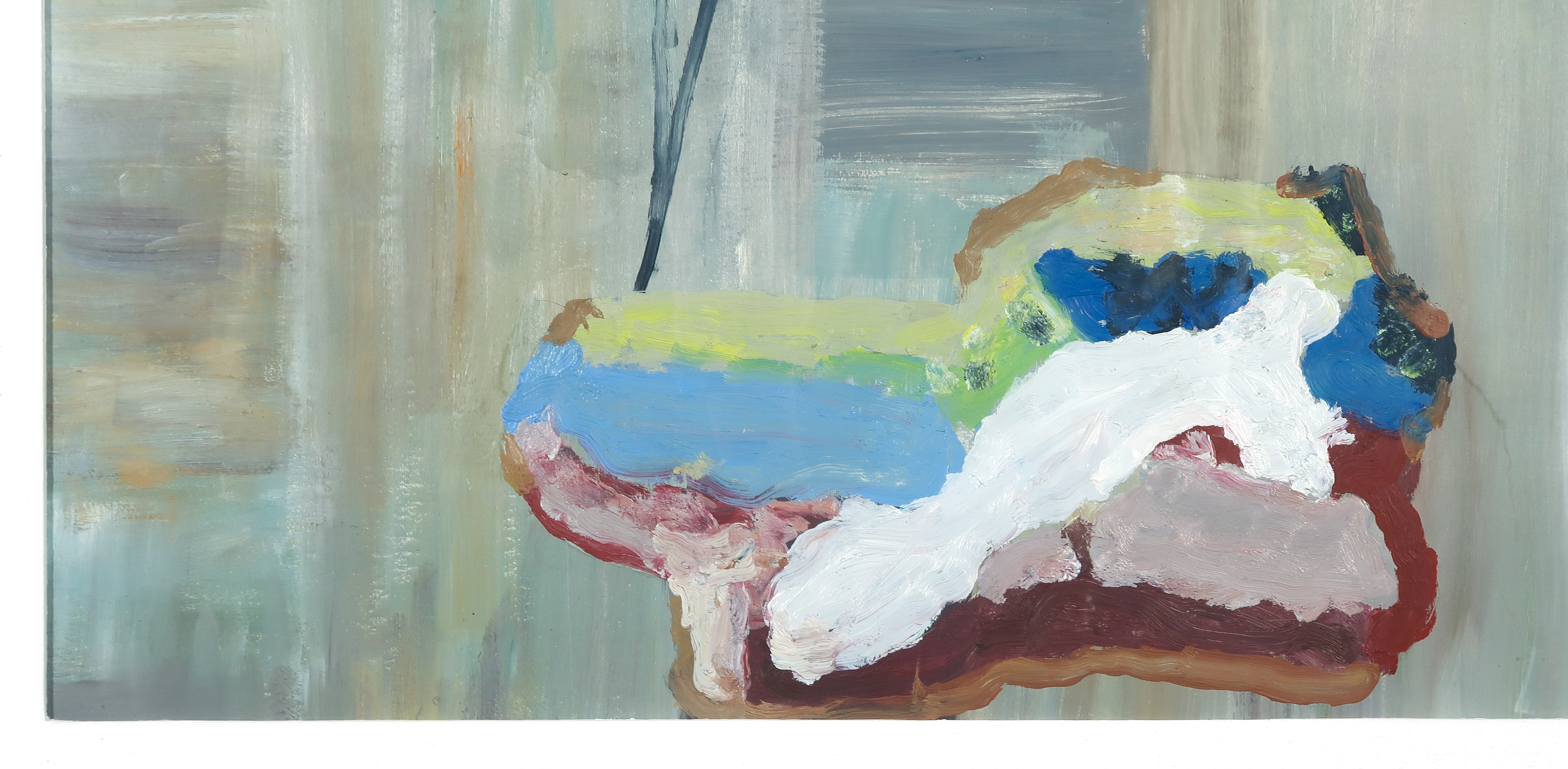 Gerhard Klomberg - Olieverf op papier, For another broken heart - Ingelijst kopen? Bied vanaf 50!