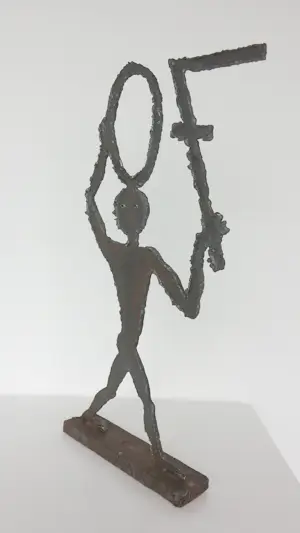 Albrecht Genin - Metalen sculptuur, Figur 70 kopen? Bied vanaf 500!