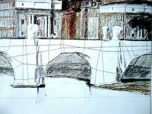 Christo - Ponte San Angelo - 1967 - Rome kopen? Bied vanaf 205!