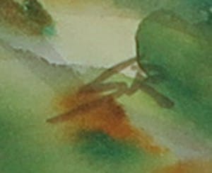 Jan Sluijters (jr.) - Aquarel. Boslandschap kopen? Bied vanaf 1!