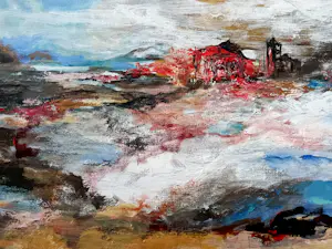 Onbekend - 100x100 abstract Landscape kopen? Bied vanaf 80!