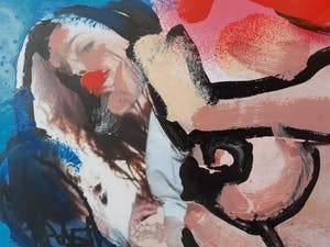 Peter Klashorst - Gemengde techniek - Handgesigneerd !!! kopen? Bied vanaf 90!