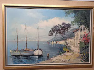 Jan Bevort - Mooi Mediterraan Schilderij kopen? Bied vanaf 145!