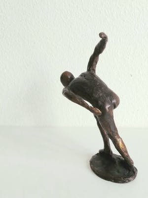 Brons (Onbekend) - De schaatser in actie kopen? Bied vanaf 1!