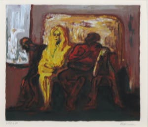 Luis Filcer - Zeefdruk, Zonder titel - Ingelijst kopen? Bied vanaf 1!