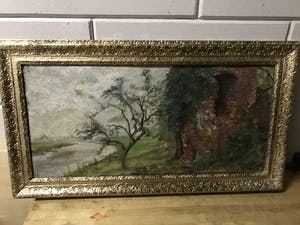 Tilla Terwindt - Landschap met een Ruine bij Grubbenvorst kopen? Bied vanaf 45!