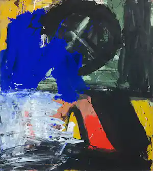 Erik Oldenhof - Olieverf op doek, Compositie 109 (Zeer groot) verkauft für € 390!