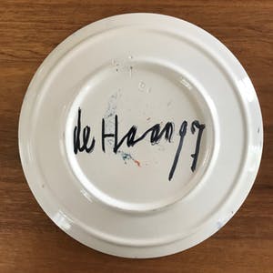 Jurjen de Haan - Beschilderd bord - 1997 - Gesigneerd kopen? Bied vanaf 10!