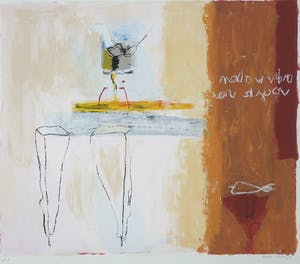 Anna Verrijt - Zeefdruk, Zonder titel - Ingelijst kopen? Bied vanaf 1!