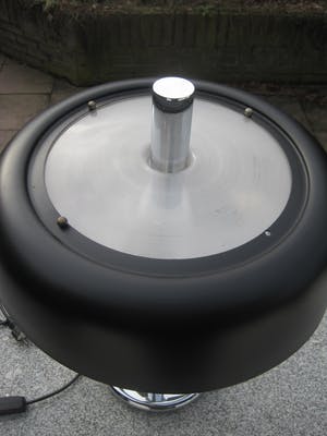 Hillebrand Leuchten - Zwarte paddenstoel tafellamp. kopen? Bied vanaf 150!