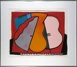 Wil Klaassen - compositie met muziekinstrumenten vendu pour 40€ !