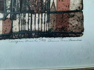 Anne Huitema - Litho, Zonder titel kopen? Bied vanaf 40!