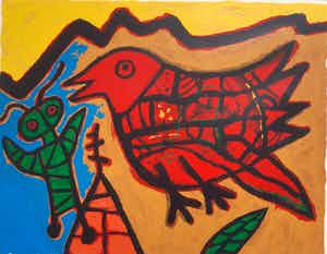 Corneille - zonder titel verkocht voor € 90!