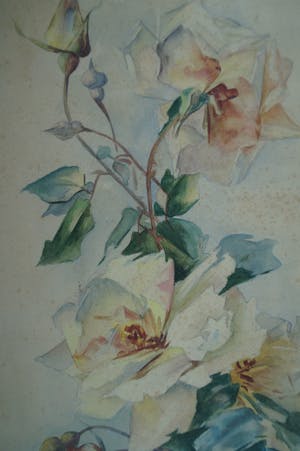 Niet of onleesbaar gesigneerd - 3 aquarellen in jugendstil kopen? Bied vanaf 1!