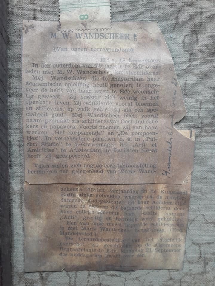 Marie Wandscheer - breiende vrouw met 2 kinderen. kopen? Bied vanaf 49!