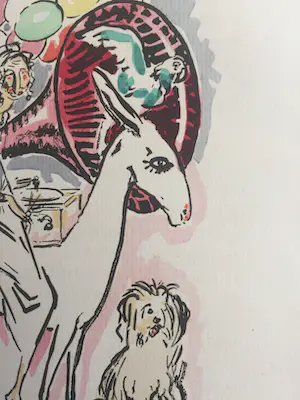 Kees van Dongen - Pochoir - De ezelrijdster kopen? Bied vanaf 300!