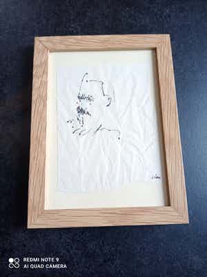 Hugo Claus - Originele tekening verkocht voor € 400!