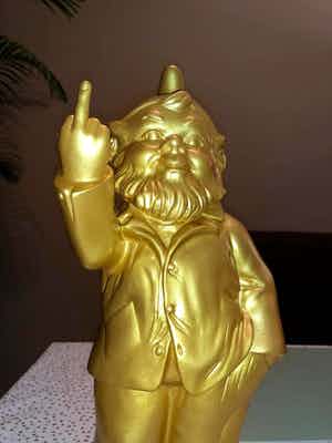 Ottmar Horl - Sponti Activist Gnome Gold verkocht voor € 50!
