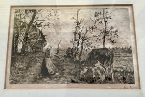 Willem de Zwart - Boeren tafereel kopen? Bied vanaf 65!