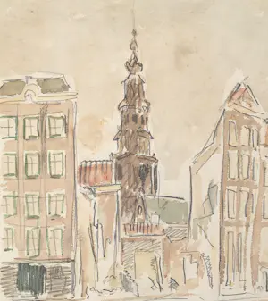 Jan Sluijters (jr.) - Westertoren Amsterdam kopen? Bied vanaf 65!