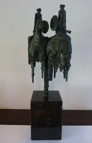 Brons (Onbekend) - "Toernooiridders " in brons TOPBEELD! kopen? Bied vanaf 450!