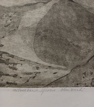 Antony van Lieshout - Zilverzandgroeve Waubach, aquatint ets kopen? Bied vanaf 40!