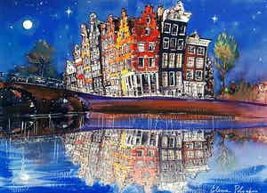 Elena Polyakova - Prinsen gracht in Amsterdam verkocht voor € 45!