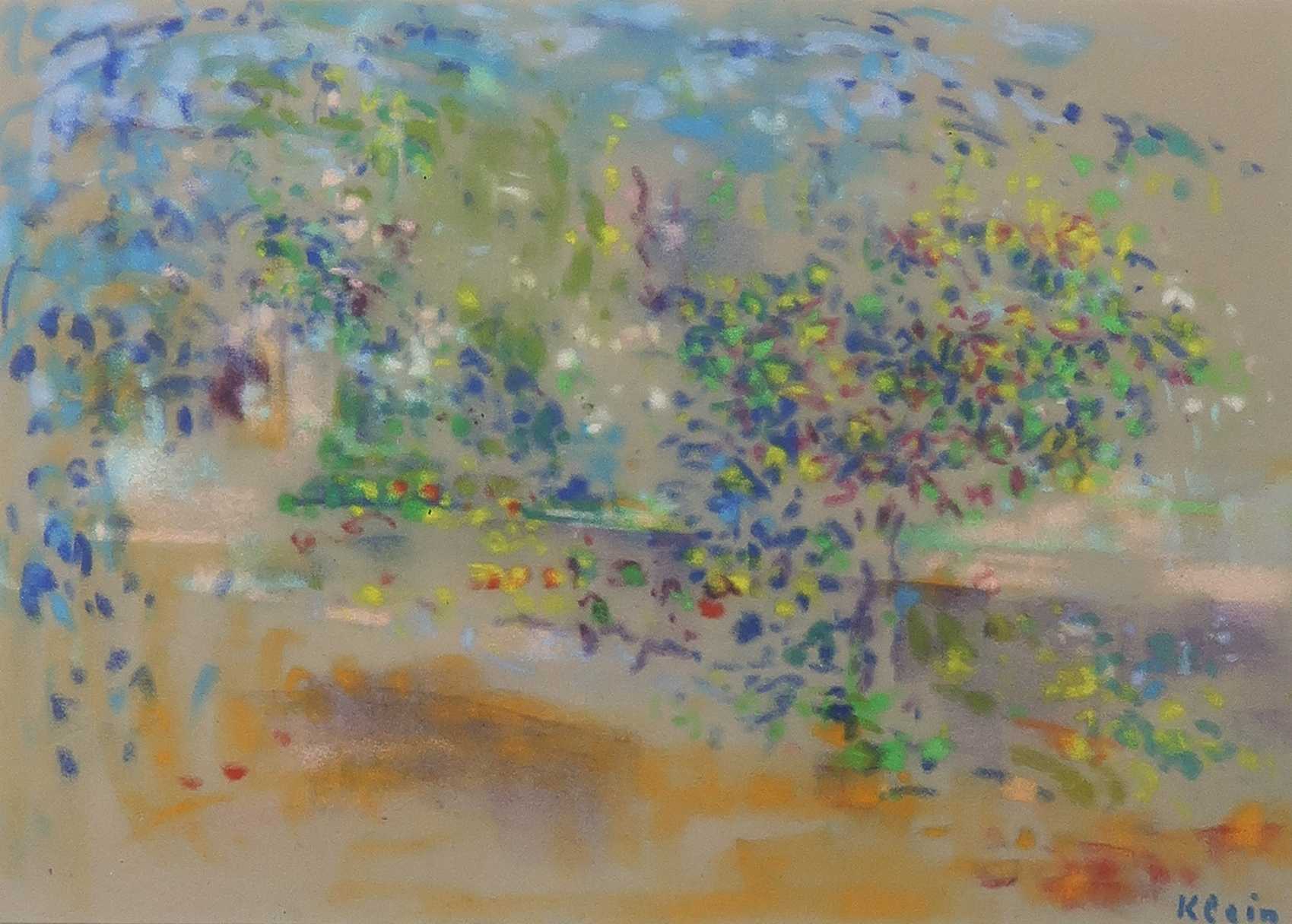 Frits Klein - Pastelkrijt op papier, Zonder titel - Ingelijst kopen? Bied vanaf 150!