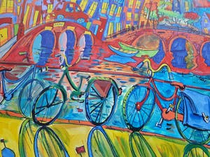 Elena Polyakova - Amsterdamse gracht 60x80 kopen? Bied vanaf 125!