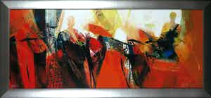 Peter Meijer - Zeefdruk op paneel, De brief - Ingelijst (Groot) verkocht voor € 80!