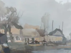 AcheterAdriaan Terhell - Hollands landschap? Enchérissez de 85!
