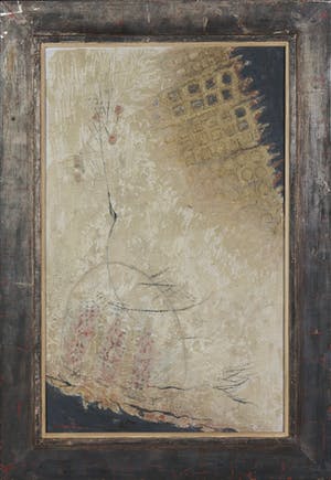 Henk Munnik - Gemengde techniek op board, Zonder titel - Ingelijst kopen? Bied vanaf 1!