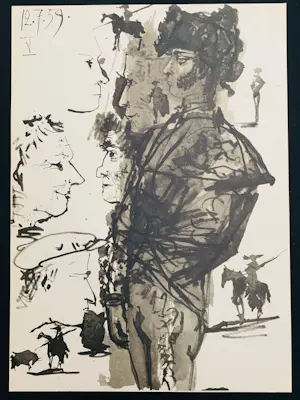 Pablo Picasso - “Toros y Toreros, Bullfighters". kaufen? Bieten Sie von 39!