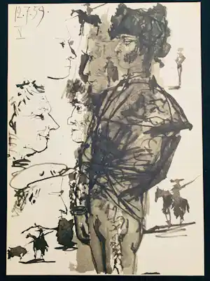 Pablo Picasso - “Toros y Toreros, Bullfighters". kaufen? Bieten Sie von 39!