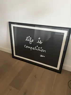 Ben Vautier - Life is competition kopen? Bied vanaf 1000!