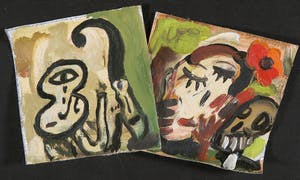 Anton Martineau - Lot van twee olieverfjes op canvas kopen? Bied vanaf 150!