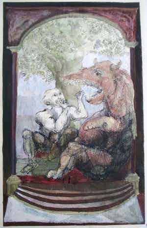 Joost Roelofsz - Gemengde techniek verkocht voor € 50!