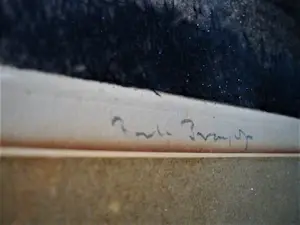 Frank Brangwyn - Fraaie droge naald Ets "Bootwerf bij Brugge" in originele lijst / gesigneerd kopen? Bied vanaf 58!