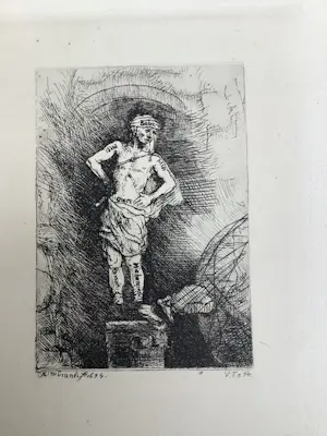 Rembrandt van Rijn - 9 etsen uit Rembrandt Bijbel kopen? Bied vanaf 100!